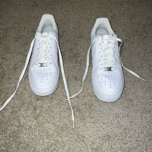 White Nike air forces